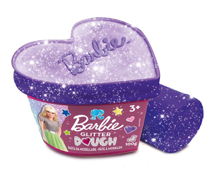 Εικόνα για ΠΛΑΣΤΕΛΙΝΕΣ BARBIE DOUGH GLITTER HEART