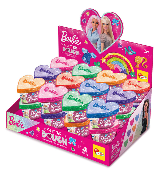 Εικόνα για ΠΛΑΣΤΕΛΙΝΕΣ BARBIE DOUGH GLITTER HEART