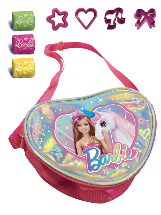 Εικόνα για ΠΛΑΣΤΕΛΙΝΕΣ BARBIE DOUGH FASHION BAG