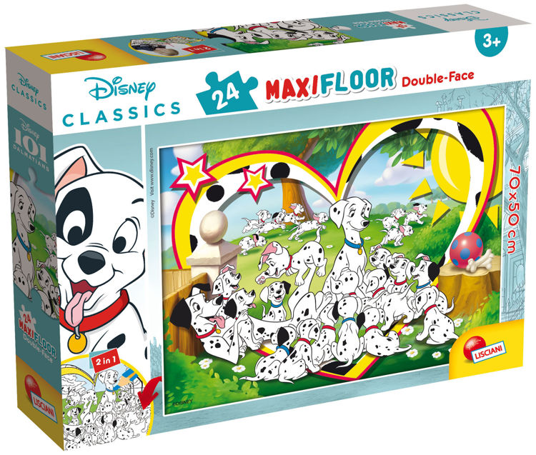 Εικόνα για DISNEY PUZZLE DF MAXI FLOOR 24 101 ΣΚΥΛΙΑ ΤΗΣ ΔΑΛΜΑΤΙΑΣ