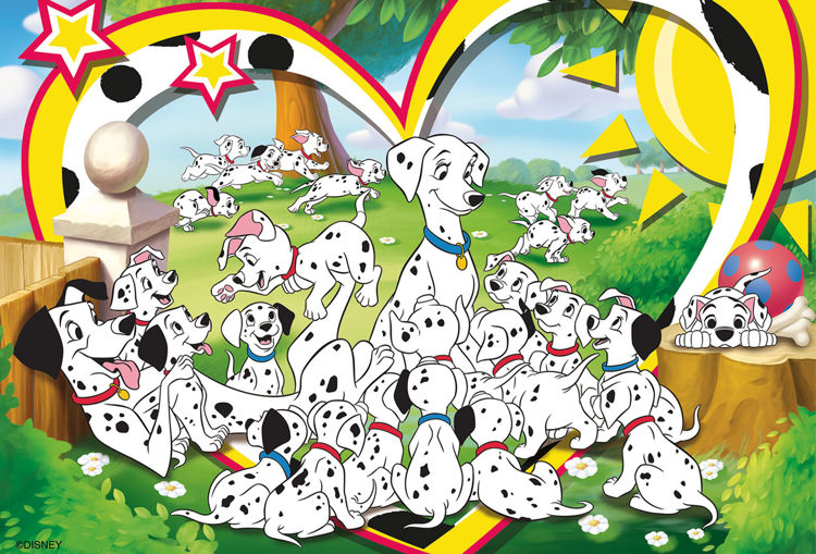 Εικόνα για DISNEY PUZZLE DF MAXI FLOOR 24 101 ΣΚΥΛΙΑ ΤΗΣ ΔΑΛΜΑΤΙΑΣ