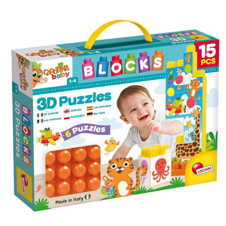 Εικόνα για CAROTINA BABY BLOCKS PUZZLE 3D ΖΩΑ