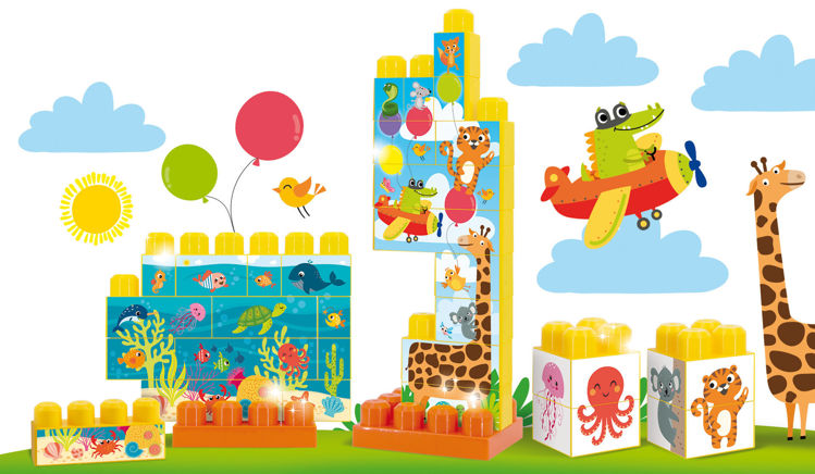 Εικόνα για CAROTINA BABY BLOCKS PUZZLE 3D ΖΩΑ