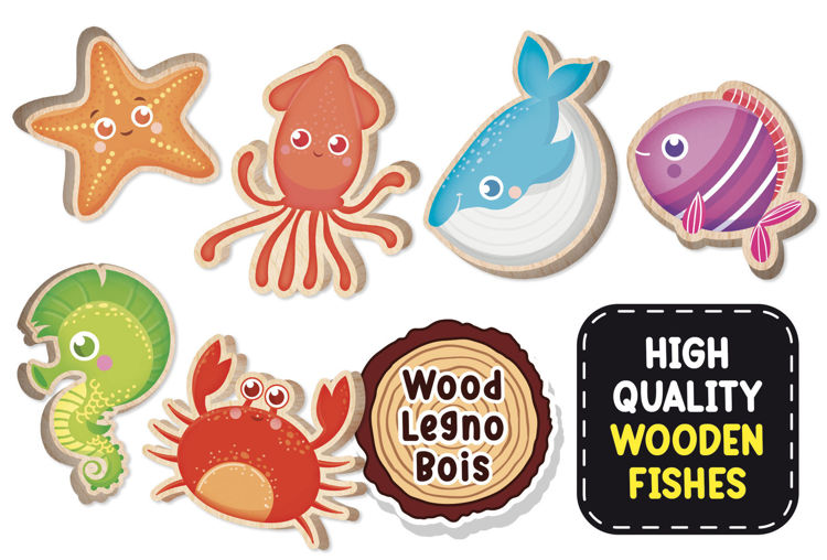 Εικόνα για Ξύλινο Στρογγυλό Παζλ Montessori!