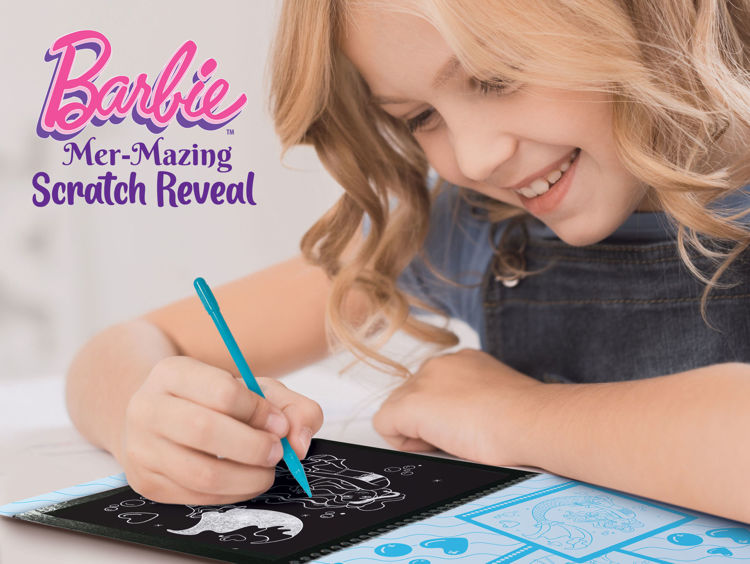 Εικόνα για BARBIE SKETCH BOOK MER-MAZING SCRATCH REVEAL (12 ΤΜΧ)