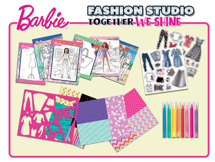 Εικόνα για BARBIE SKETCH BOOK TOGETHER WE SHINE - ΑΤΕΛΙΕ ΜΟΔΑΣ (6 ΤΜΧ)