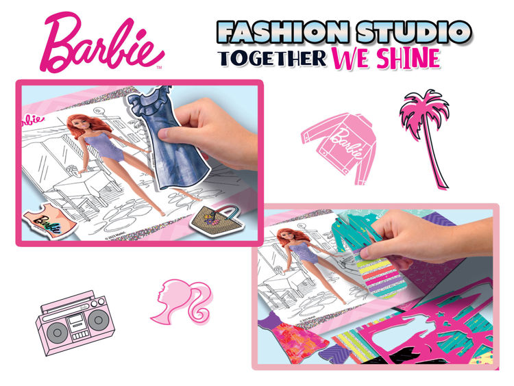 Εικόνα για BARBIE SKETCH BOOK TOGETHER WE SHINE - ΑΤΕΛΙΕ ΜΟΔΑΣ (6 ΤΜΧ)