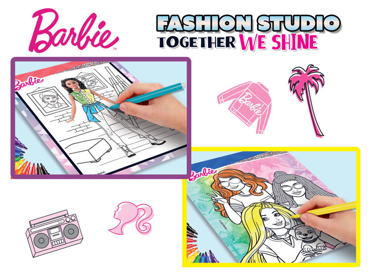 Εικόνα για BARBIE SKETCH BOOK TOGETHER WE SHINE - ΑΤΕΛΙΕ ΜΟΔΑΣ (6 ΤΜΧ)