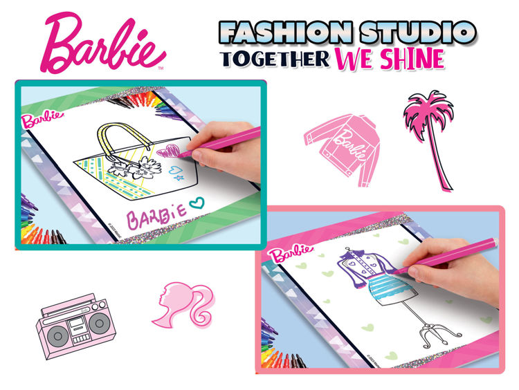 Εικόνα για BARBIE SKETCH BOOK TOGETHER WE SHINE - ΑΤΕΛΙΕ ΜΟΔΑΣ (6 ΤΜΧ)