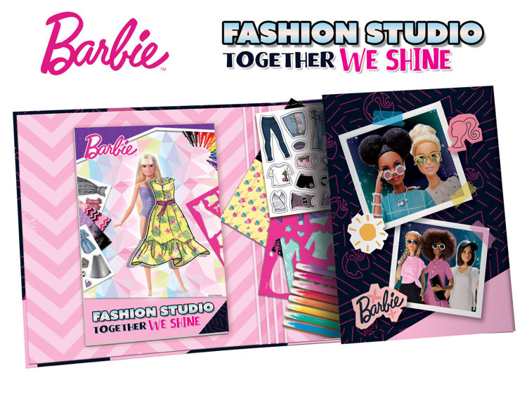 Εικόνα για BARBIE SKETCH BOOK TOGETHER WE SHINE - ΑΤΕΛΙΕ ΜΟΔΑΣ (6 ΤΜΧ)