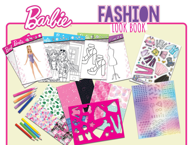 Εικόνα για BARBIE SKETCH BOOK FASHION LOOK BOOK (8 ΤΜΧ)