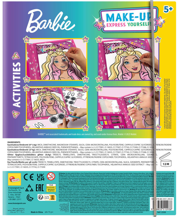 Εικόνα για BARBIE SKETCH BOOK MAKE UP GOAL (6 ΤΜΧ)