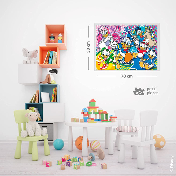 Εικόνα για DISNEY PUZZLE DF MAXI FLOOR 108  DONALD DUCK