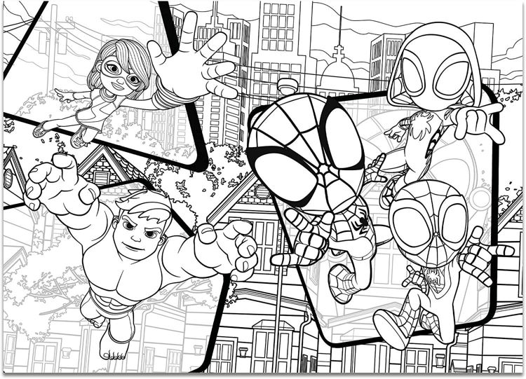 Εικόνα για MARVEL PUZZLE DF MAXI FLOOR 4 X 48 SPIDEY