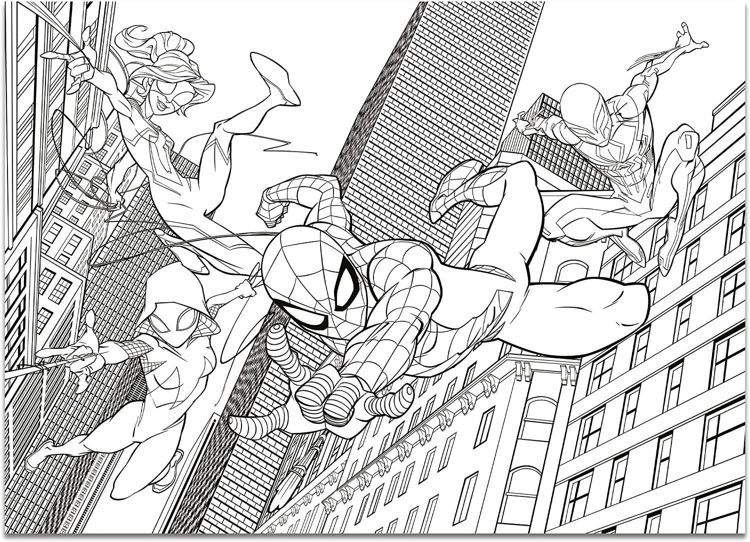 Εικόνα για MARVEL PUZZLE DF MAXI FLOOR 4 X 48 SPIDERMAN