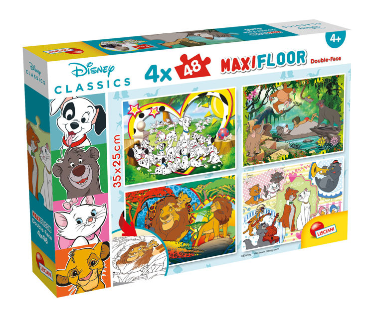 Εικόνα για DISNEY PUZZLE MAXIFLOOR 4 X 48 CLASSIC MIX