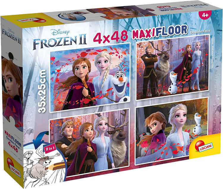 Εικόνα για DISNEY PUZZLE SUPERMAXI 4*48 FROZEN 2