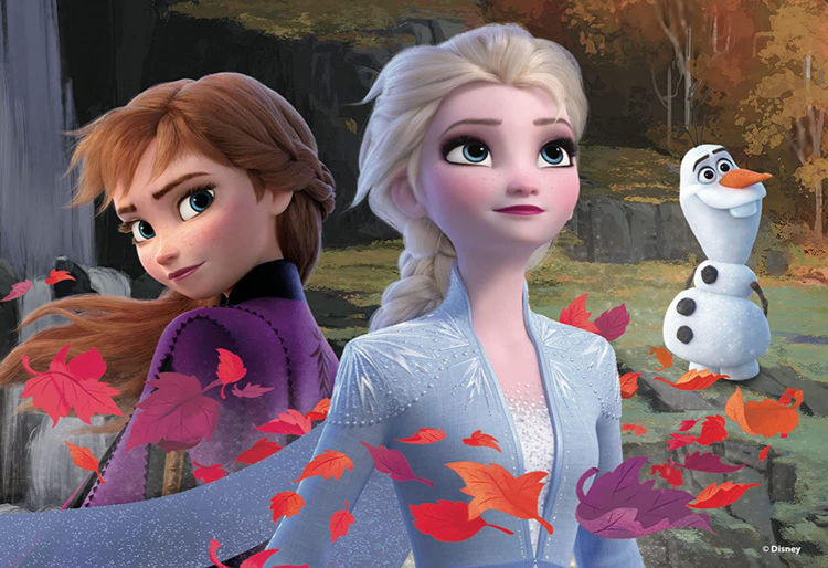 Εικόνα για DISNEY PUZZLE SUPERMAXI 4*48 FROZEN 2