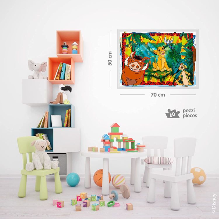 Εικόνα για DISNEY PUZZLE DF MAXI FLOOR 60 ΒΑΣΙΛΙΑΣ ΤΩΝ ΛΙΟΝΤΑΡΙΩΝ