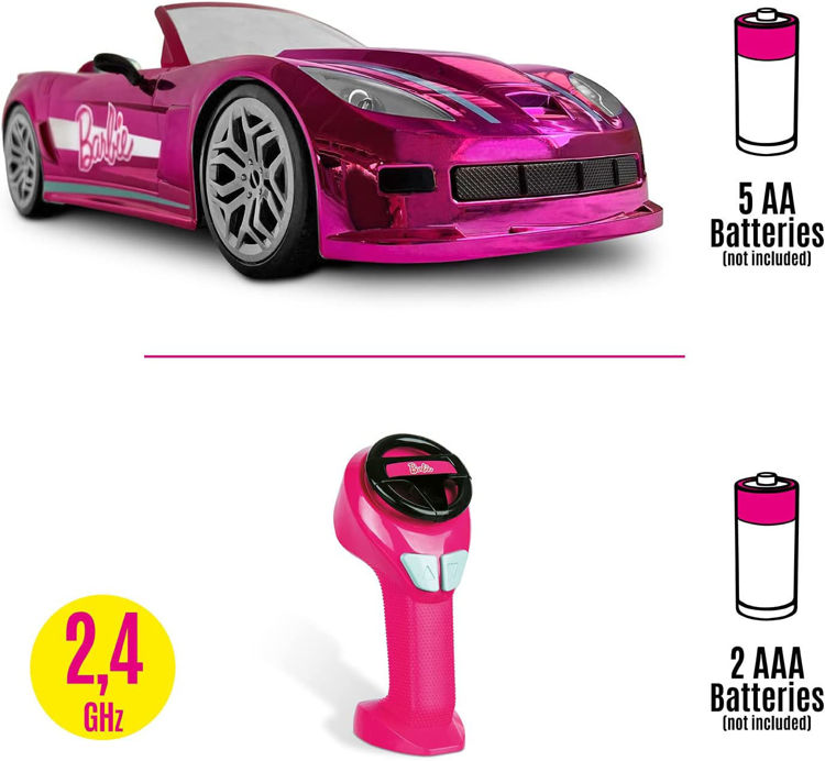 Εικόνα για BARBIE R/C -DREAM CAR -CHROMED PINK