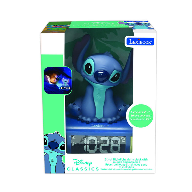 Εικόνα για Ψηφιακό Ρολόι Stitch με Φως & Ήχο – LCD Οθόνη και Μελωδίες
