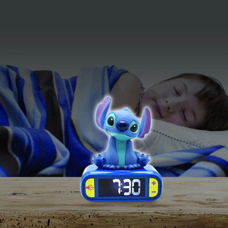Εικόνα για Ψηφιακό Ρολόι Stitch με Φως & Ήχο – LCD Οθόνη και Μελωδίες