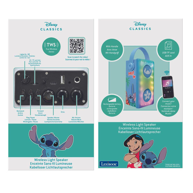 Ηχείο με μικρόφωνο karaoke Stitch