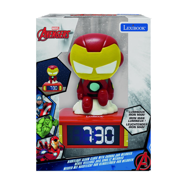 Παιδικό επιτραπέζιο ρολόι ξυπνητήρι Iron Man