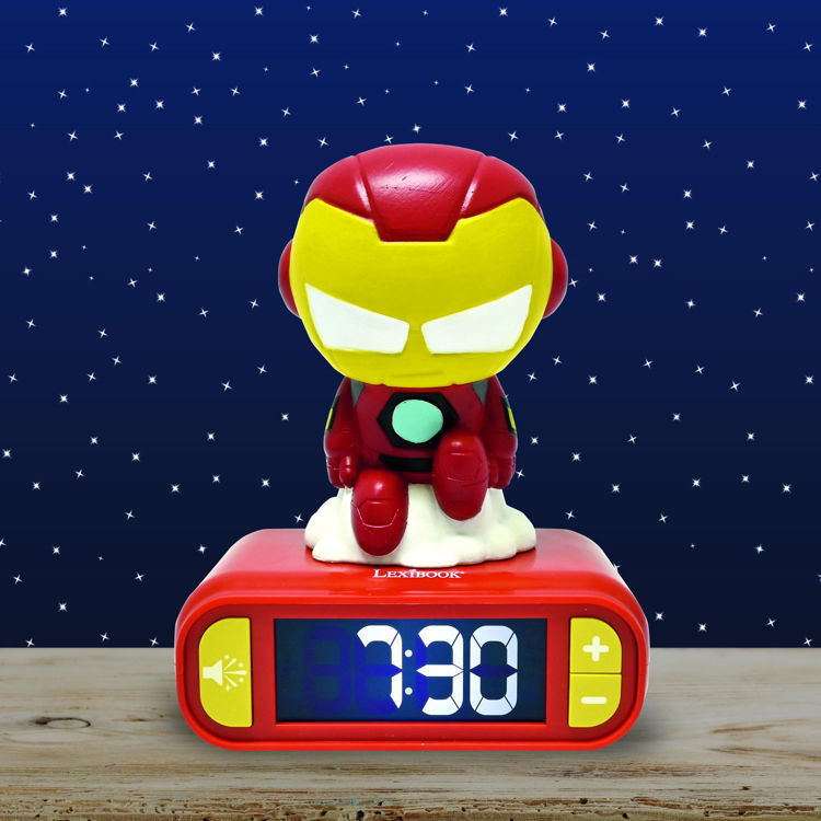 Παιδικό επιτραπέζιο ρολόι ξυπνητήρι Iron Man