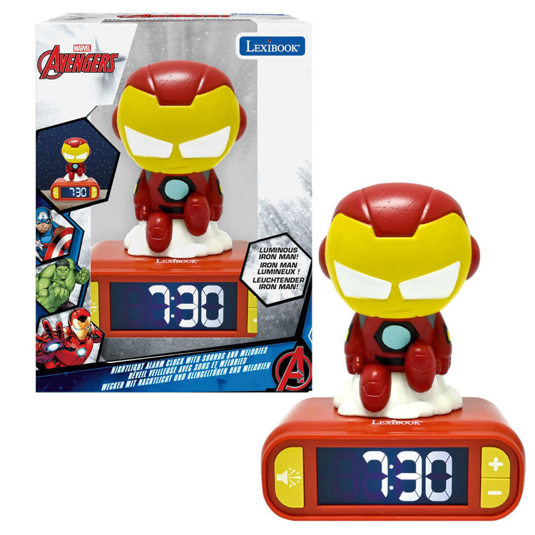 Παιδικό επιτραπέζιο ρολόι ξυπνητήρι Iron Man