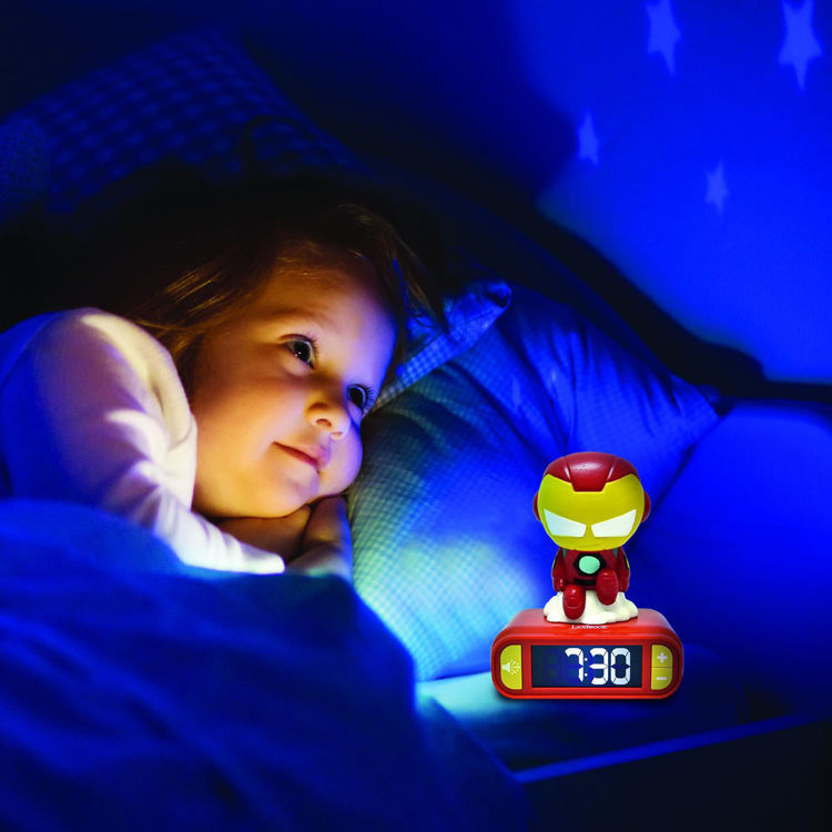 Παιδικό επιτραπέζιο ρολόι ξυπνητήρι Iron Man