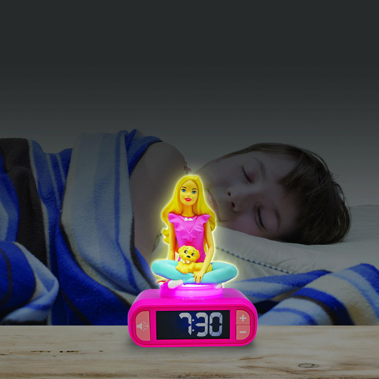 Παιδικό επιτραπέζιο ρολόι ξυπνητήρι Barbie