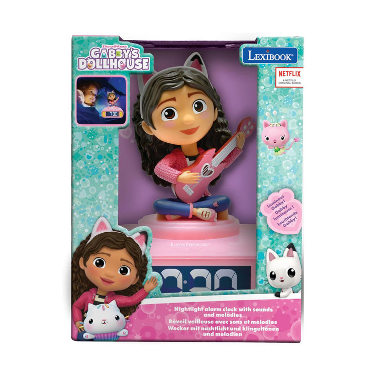Παιδικό επιτραπέζιο ρολόι ξυπνητήρι Gabby's Dollhouse
