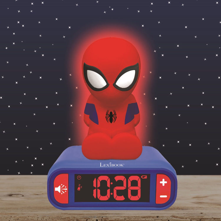 Παιδικό επιτραπέζιο ρολόι ξυπνητήρι Spiderman