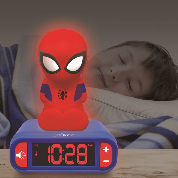 Παιδικό επιτραπέζιο ρολόι ξυπνητήρι Spiderman