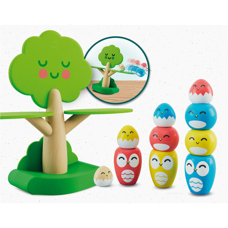 Εικόνα για Montessori Baby Ξύλινο Δέντρο Ισορροπίας