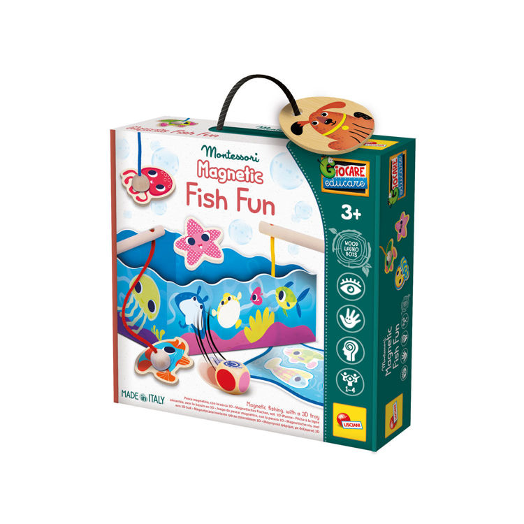 Εικόνα για MONTESSORI WOOD MAGNETIC FISH FUN