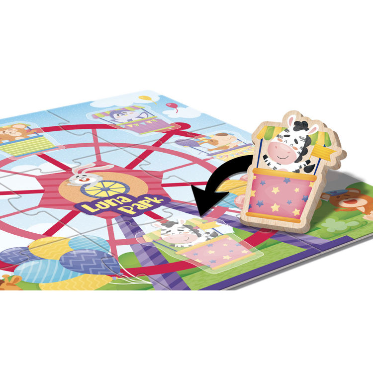 Εικόνα για Ξύλινο Παζλ Montessori - Λούνα Παρκ