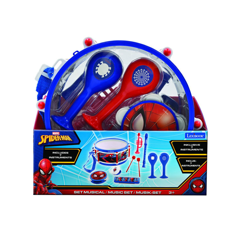 Εικόνα για Μουσικά όργανα Σετ Spiderman 7 κομμάτια