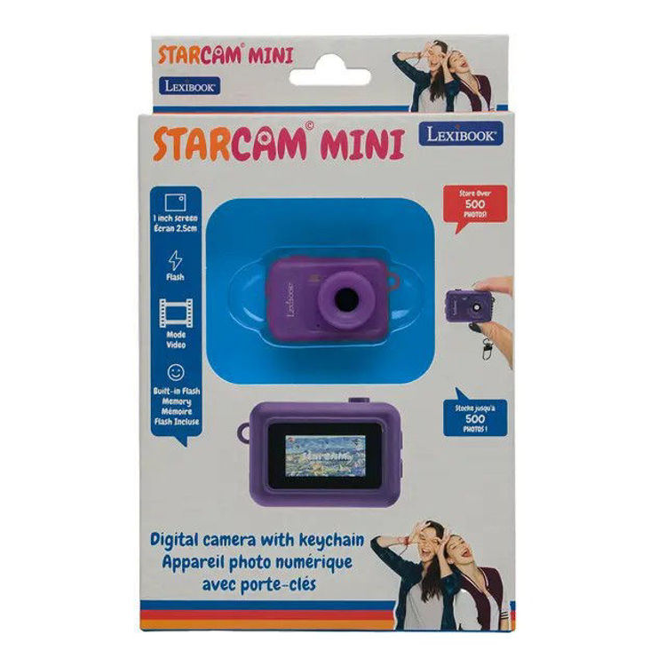 Εικόνα για Lexibook StarCam Mini Ψηφιακή Κάμερα Μπρελόκ Ροζ με Μνήμη Flash DJKC76PK