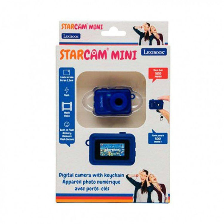 Εικόνα για Lexibook StarCam Mini Ψηφιακή Κάμερα Μπρελόκ Μπλε με Φλας & Εσωτερική Μνήμη DJKC76BL
