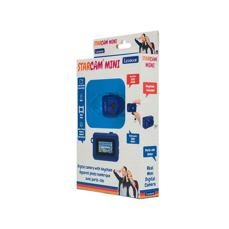 Εικόνα για Lexibook StarCam Mini Ψηφιακή Κάμερα Μπρελόκ Μπλε με Φλας & Εσωτερική Μνήμη DJKC76BL