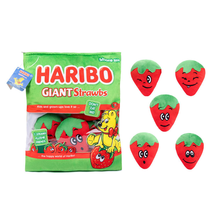 Εικόνα για HARIBO GIANT STRAWBERRIES SNACK BAG - ΜΕΓΑΛΟ
